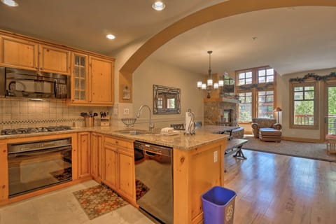 Indoors, Kitchen, Microwave, Oven, Floor