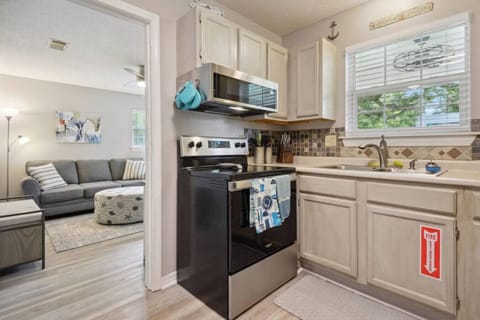 Kitchen with New Stainless Appliances