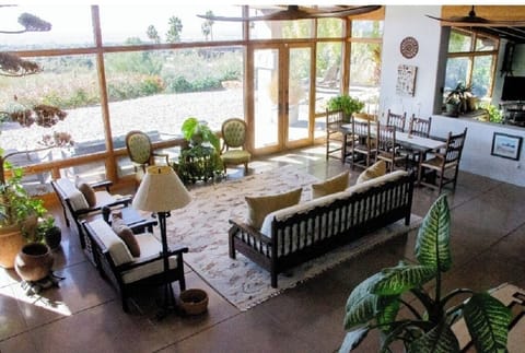 Loft view of living room
