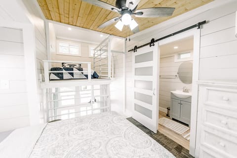Open layout with the childs bunk