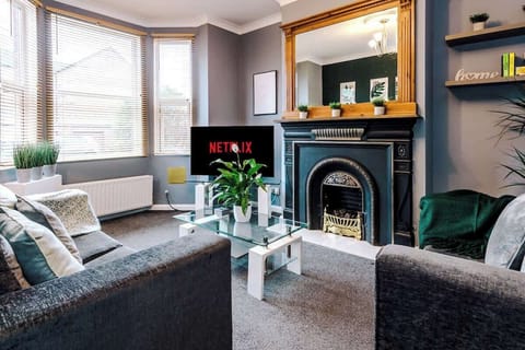 Lounge and watch Netflix using our Smart TV. The sofa bed can also be set up as an additional sleeping area upon request.