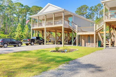 Dauphin Island Vacation Rental | 1BR | 1BA | 800 Sq Ft | Stairs Required