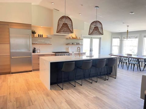 Brand new gourmet kitchen! Equipped with high-end appliances  (Viking and Themador)