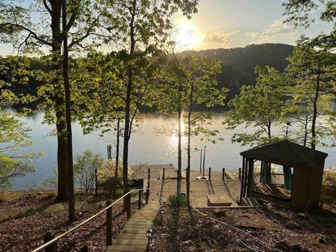 Enjoy the sunset from the Spa Room