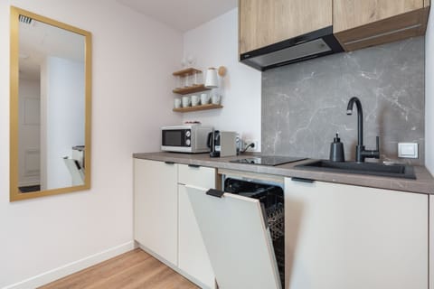 The dishwasher that ensures easy cleanup after meals.