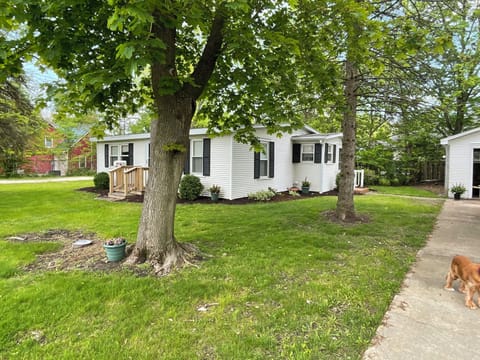 Large yard for relaxing. 
Driveway offers plenty of off street parking.