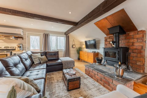 Airy and bright living room with high end furniture that just hugs you