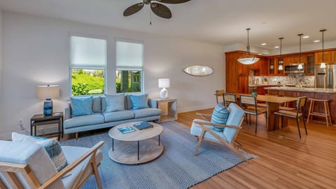 Living Room With Modern, Upscale Design