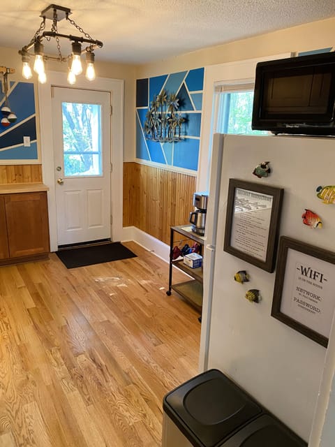 Kayaker's Kitchen
- Fridge/Freezer
- Microwave
- Stove
- Plates, Bowls, cups etc