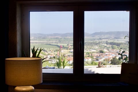 Windows from living spaces to valley views.