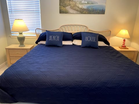 King Bedroom has an attached full bathroom