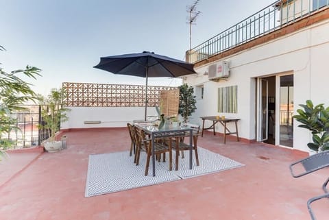 Penthouse 1 bedroom apartment with private terrace.