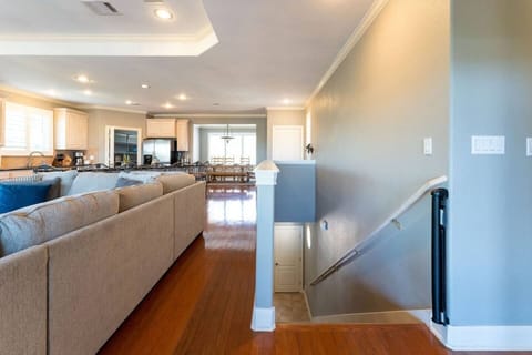 Living room, Kitchen, downstairs