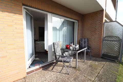 Terrace with Chairs and table