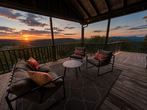 A wraparound porch made for slow mornings and unreal sunsets. 
