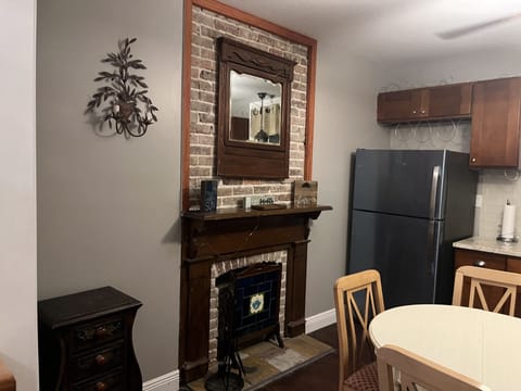 Kitchen with stainless steel appliances, and granite  countertop