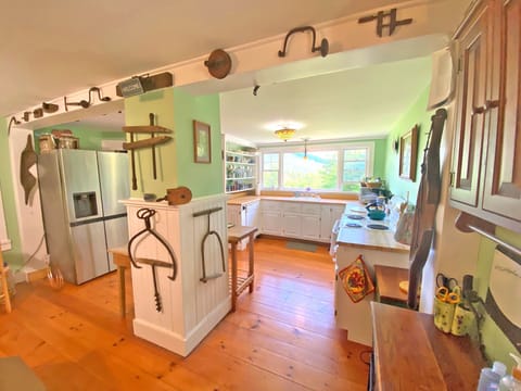 Kitchen and antique tool decor