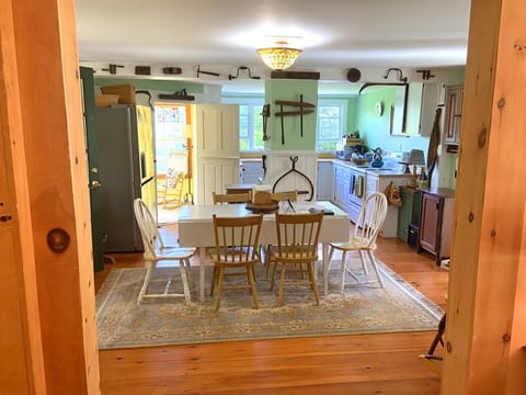Dining Room and kitchen with views beyond it