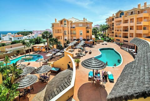 Outside pools (from upper level of resort)