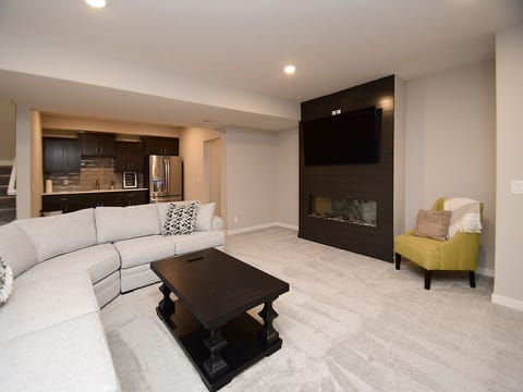 Basement Entertainment Area