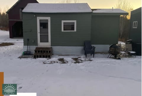 Green Cottage got a paint job and some skirting Oct 2022. Formally "Yellow Tiny"