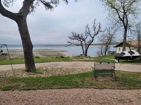 3 9 2023 Lake Travis 45% full.  Still great views but more land. 