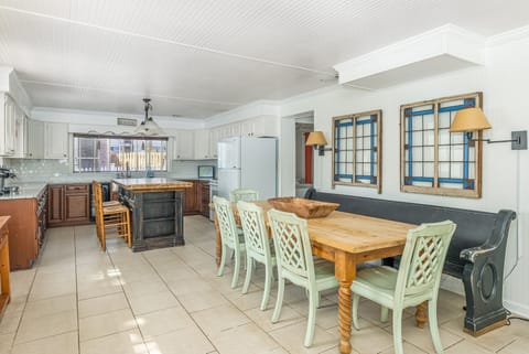 Kitchen and dining room