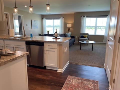 The view from the entrance hallway.