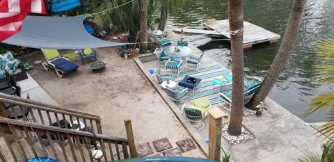 backyard beach and dock