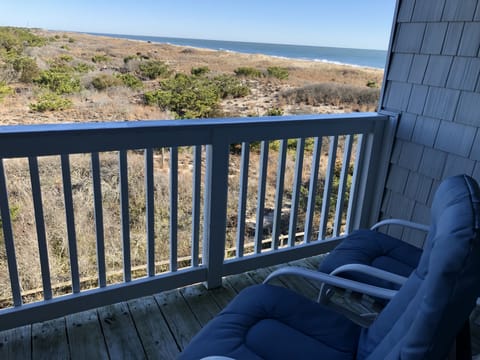 Master Bedroom, private deck with beach and dune views