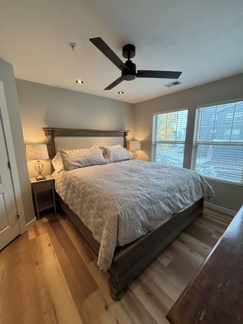 MBR has a Restoration Hardware Kingsize bed with 55" Streaming TV and CST drawer