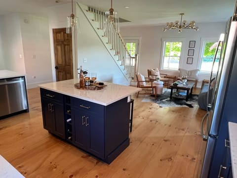 We were very intentional about creating a space where our family and yours could all share in each other's company and conversation while cooking dinner or preparing a mid-afternoon snack.