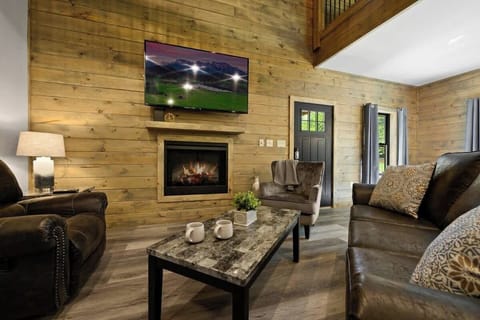 Streaming-enabled TV makes the living room the ideal spot for group downtime.