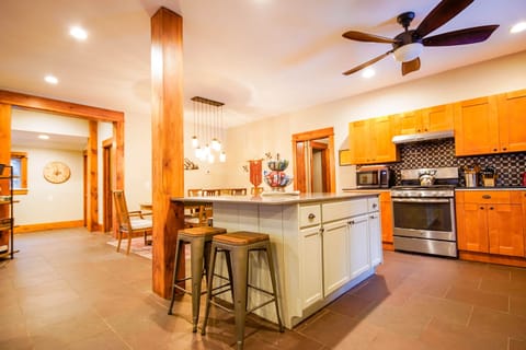 Seating at the island for 4