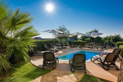 Communal pool and terrace 
