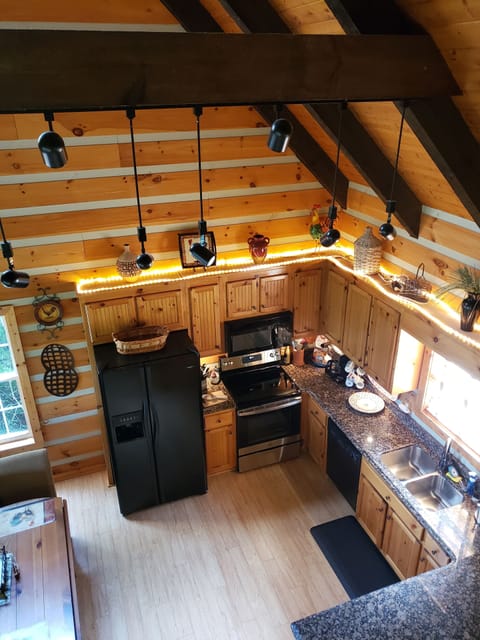 Upstairs view of Kitchen