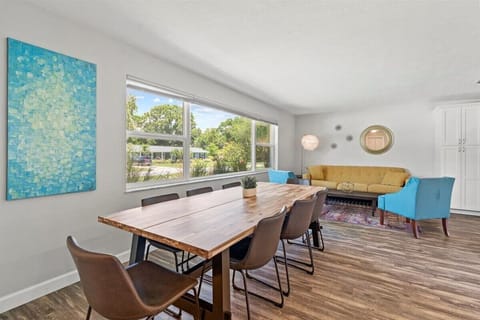 Front room - dining & sitting room
