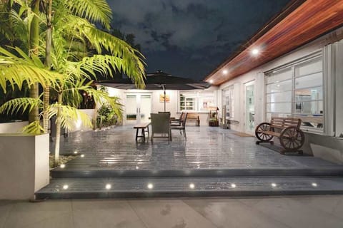 A simply spectacular outdoor terrace.