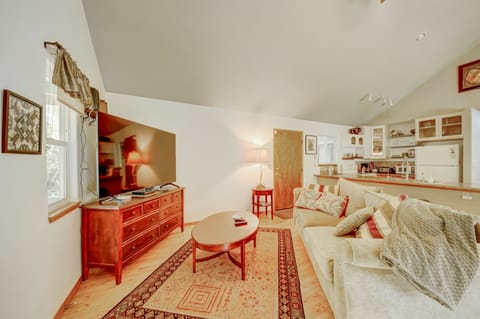 Open concept means that the family can spend time together on your vacation