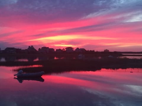 Amazing sunsets over the PI Tidal Basin across the street! 