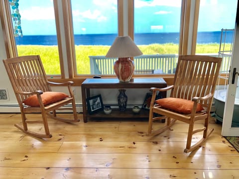 relaxing area and view next to DR