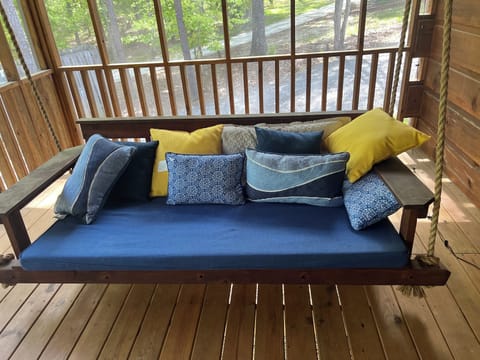 bed swing for relaxing afternoons.