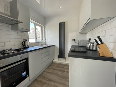 A beautiful recently fitted kitchen at the rear of the property