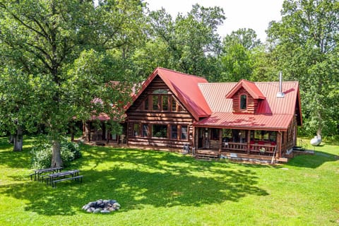 Exterior: 8 private acres near Leech Lake.  Upscale finishes