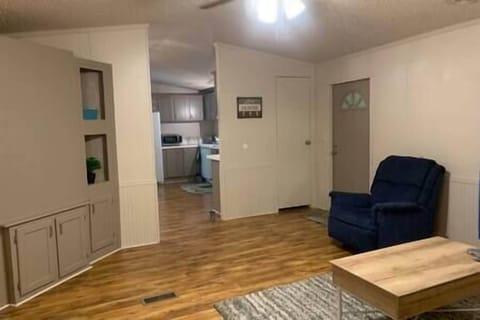 Living area open to kitchen