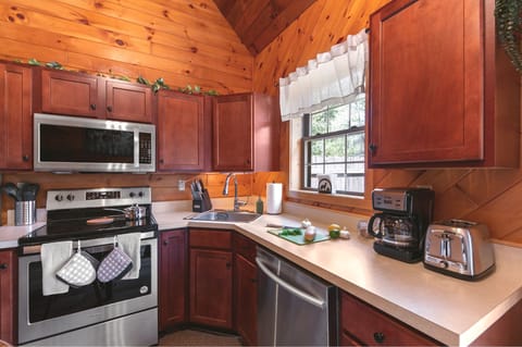 Featuring all of the cookware, utensils, and dish ware needed to make a meal