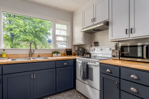 Fully stocked kitchen