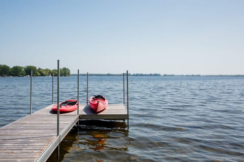 Enjoy 70 feet of lake frontage and views of Wellers Bay - A National Wildlife Area.