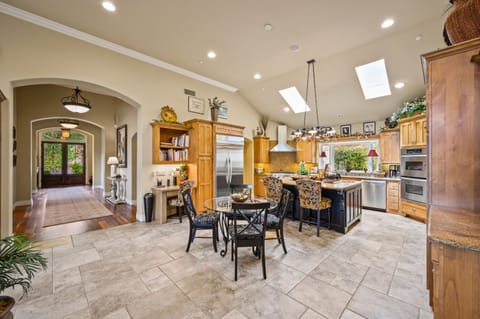 Entry View and Chef's Kitchen