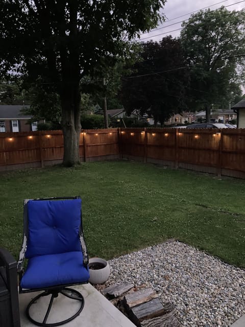 Backyard solar lights